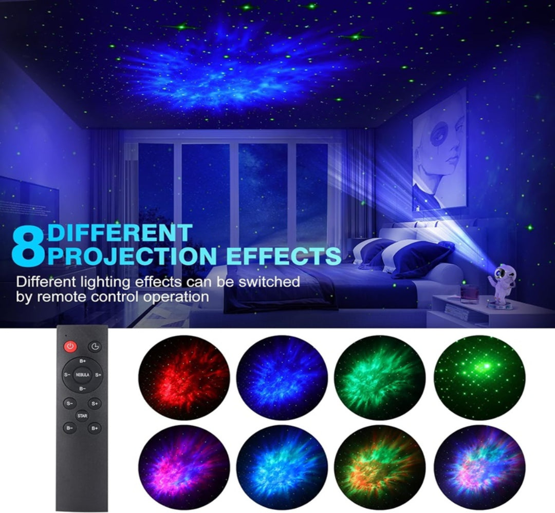 Astronaut Star Projector Light Show