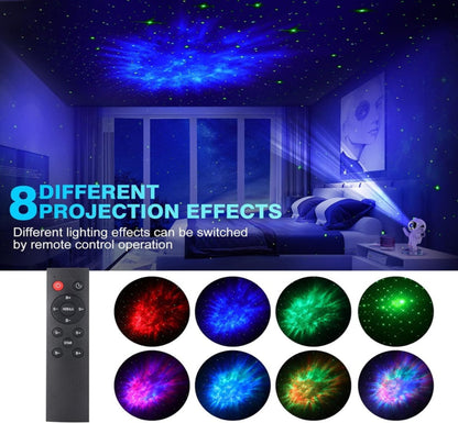 Astronaut Star Projector Light Show